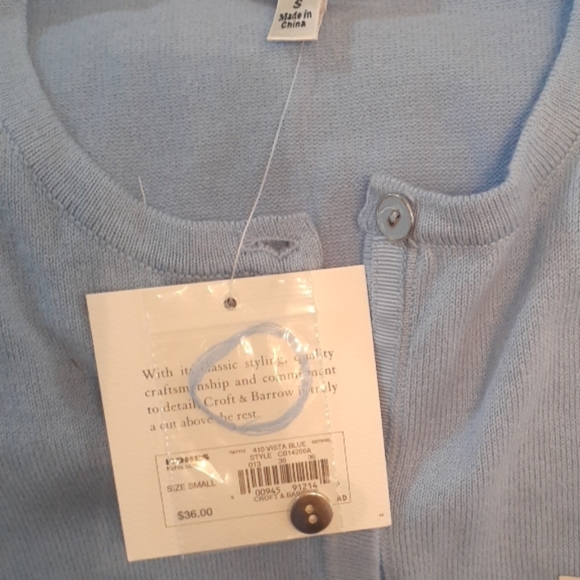 Croft and Barrow Cardigan - Picture 2 of 2